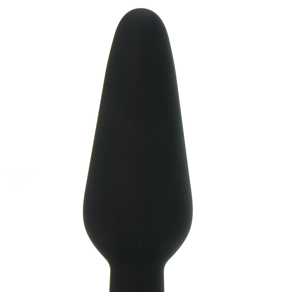 All About Anal Seamless Silicone 5.5" Butt Plug in Black - Tophatter's Adult Sex Toys Online Anal Sex Toys > Butt Plugs - Tophatter Daily Deals